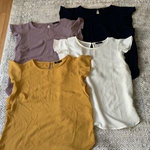 Dynamite (4) Flutter Sleeve Blouses